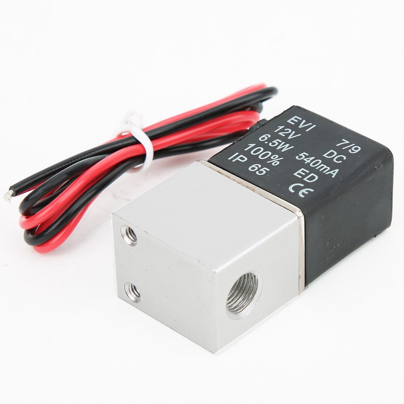 Quick Response Solenoid Valve Water Air Oil 2-Position 2-Way Aluminum