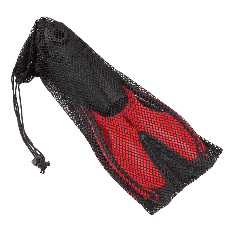 Diving Fin Mesh Bag, Snorkeling Accessories Bag with Drawstring Closure