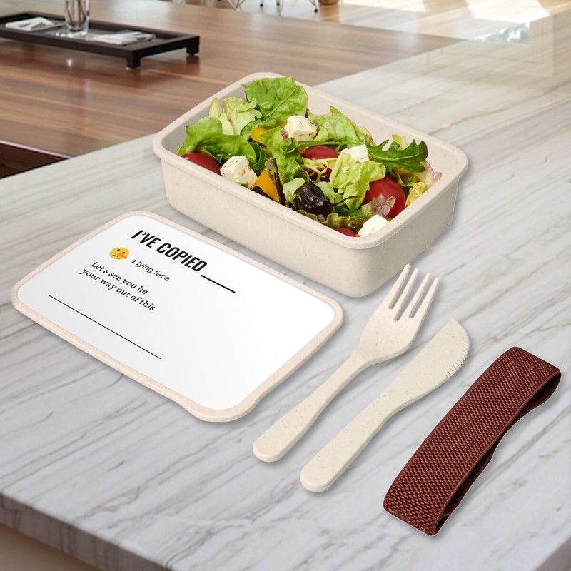 Fabulous Lunch Box Lunchbox mit Besteck, Weiß – I've Copied