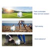 Inflatable Soccer Ball Size 5 Blue PU for Youth Adult