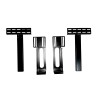 Tempur-Pedic Sealy and Tempurpedic Headboard Bracket Kit Universal. 16"x9"x3" FREE