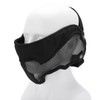 Half Face Mesh Mask Adjustable with Ear Protection Mesh Mask