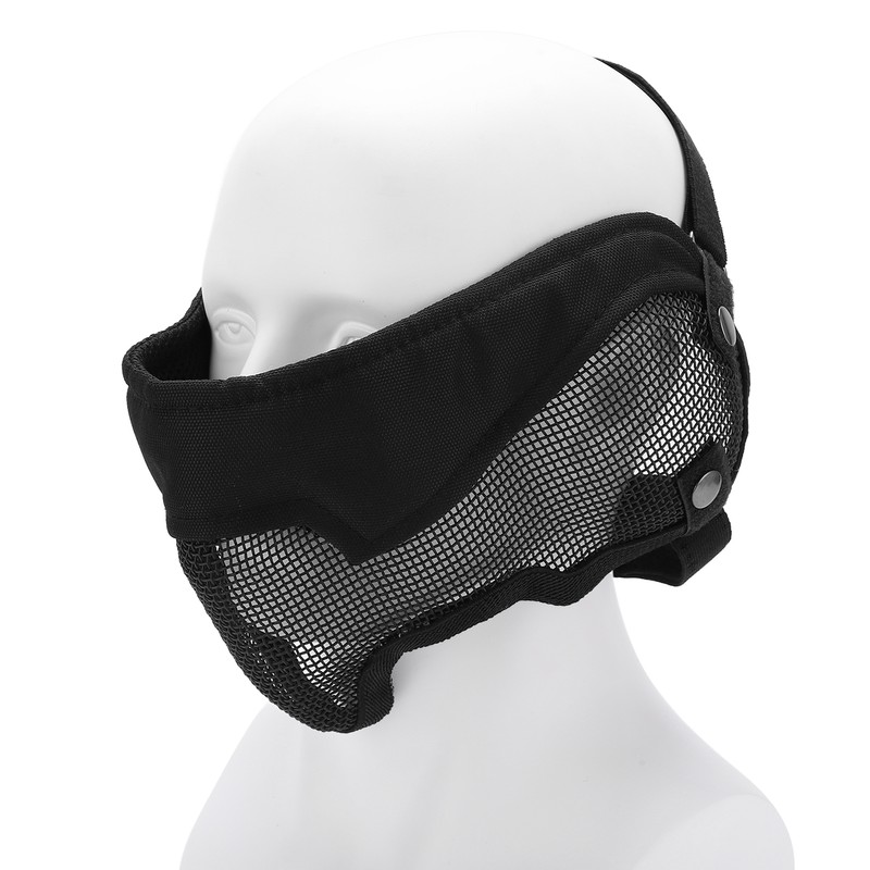Half Face Mesh Mask Adjustable with Ear Protection Mesh Mask