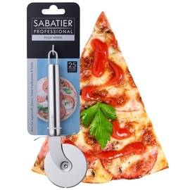 Sabatier Professional Pizza Cutter Wheel - by Taylors Eye Witness. Stainless Steel Construction. Dishwasher Safe. Also for Sugarcraft, Pastry, Homemade Pasta & Herbs. 25 Year Guarantee.