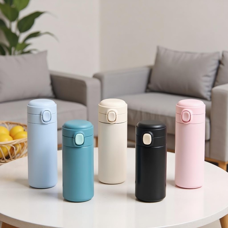 Insulated Stainless Steel Water Bottle, 15 oz, Kids Water Bottle,