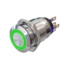 Metzler - Push Button 19mm - LED Ring Lighting 230