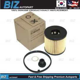 Hyundai Genuine Oil Filter Kit for 21-25 Hyundai Elantra Kona Sonata 2.0L 26350-2J000