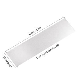 MECCANIXITY Pure Nickel Strip 0.2mm x 25mm x 100mm Battery Soldering Tab Nickel Solder Tab for Battery Pack and Spot Welding 40 Pcs