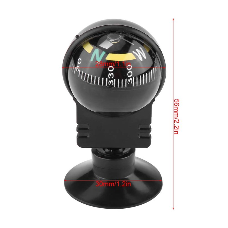 KIMISS Adjustable Dash Mount Compass Navigation Hiking Direction Pointing Guide