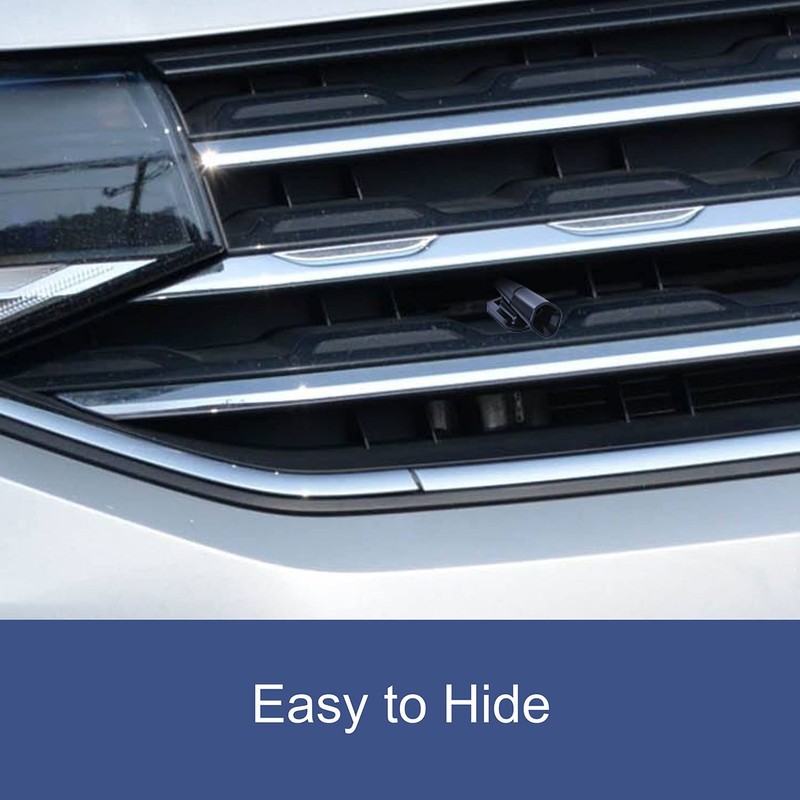 CITKOU 8Pcs Deer Whistles for Vehicles Wind Activated Black