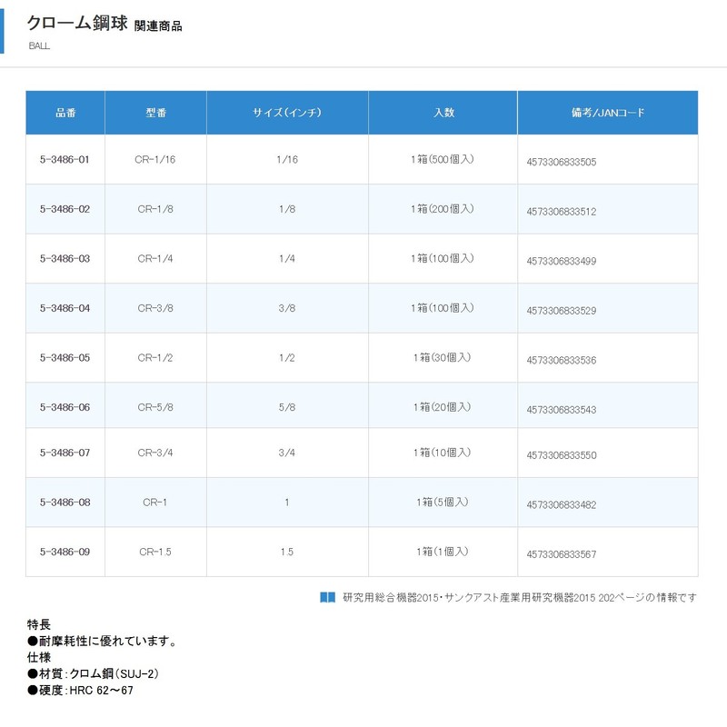 Chrome Steel Ball CR – 1/2 30 Pack/5 – 3486 – 05 