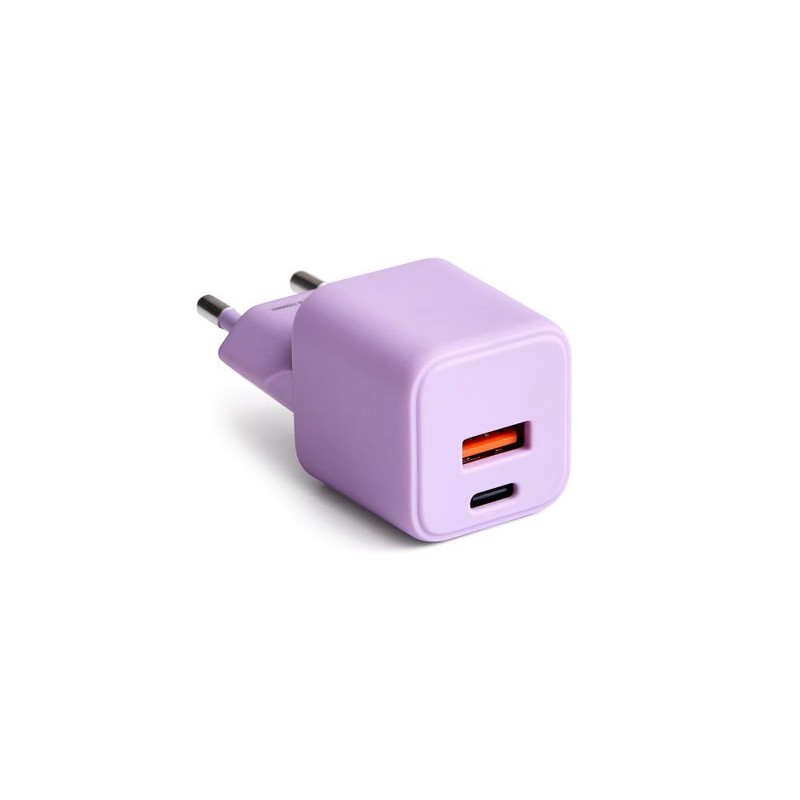 FOREVER Colorum Charger USB-A USB-C 30 W Lavender - Quick