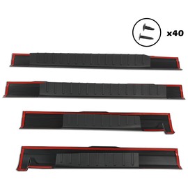 G-PLUS Rocker Panel & Sill Plate Covers Compatible with Ford F150 2009-2014 Rocker Panel & Door Sill Protector Rocker Panel Covers 14069