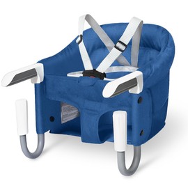 MTWML Portable High Chair for Table,Hook On High Chair That Attaches to Table,Space Saver Clip On Counter High Chair for Baby,Easy Clean Baby Feeding Seat with Carry Bag for Travel(Pure-Blue)