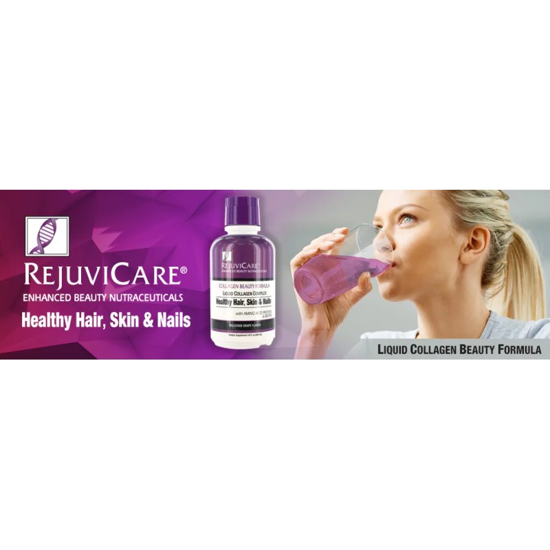 Colageno Liquido 473 Ml Rejuvicare Piel, Cabello, Uñas Es Uva