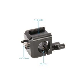 NICEYRIG Universal Cold Shoe to 1/4"-20 Screw Adapter, Works for Camera, Cage, Light and Microphone-539