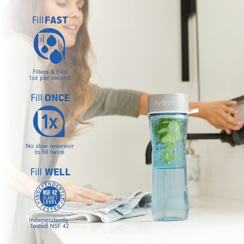 Hydros Aqua Fruit Infuser Insert for All Hydros Water Bottles,