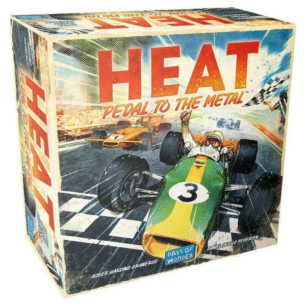 Heat Pedal to The Metal Board Game | Strategy | Grand Prix Racing Game | Fun Family Game for Kids and Adults | Ages 10+ | 1-6 Players | Average Playtime 60 Minutes | Made by Days of Wonder