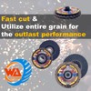 WA 10PACK - 3" Mini VSM Zirconia 80# Flap Discs