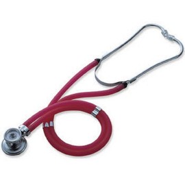 Twin Tube Stethoscope (Sprague Rappaport) (Red)