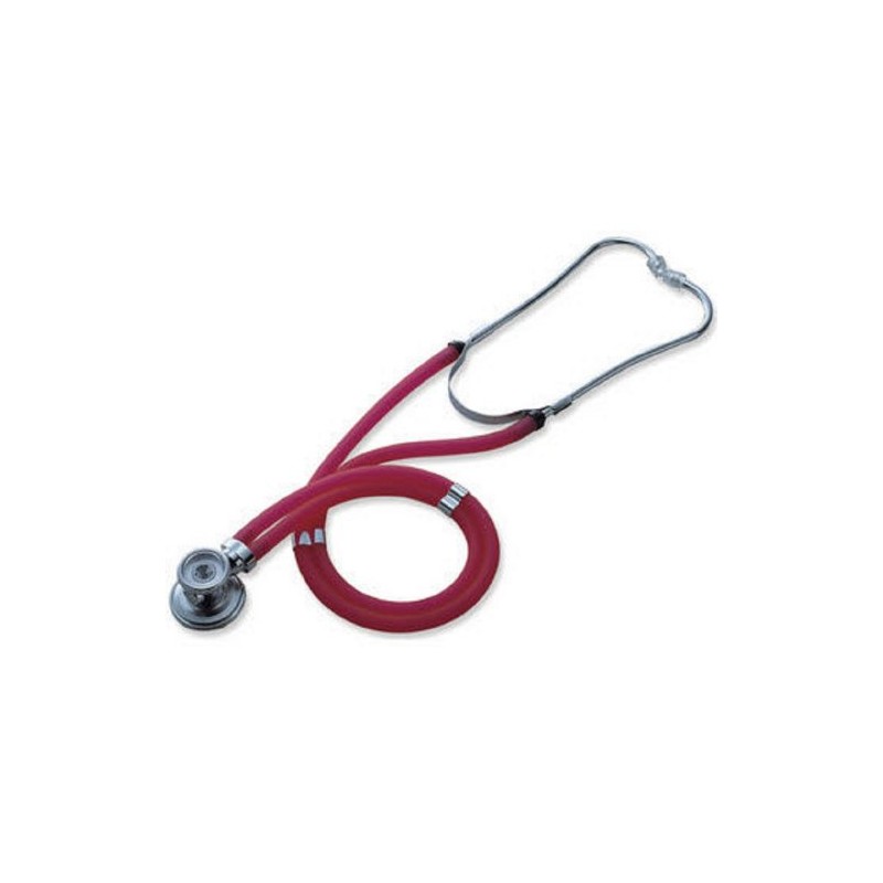 Twin Tube Stethoscope (Sprague Rappaport) (Red)