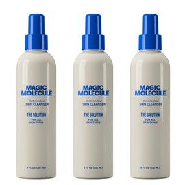 Magic Molecule Skin Cleanser for All Skin Types, Hypochlorous Acid Spray Helps Heal Acne Prone Skin, Eczema and Itchy Rashes and 50 Other Skin Ailments, 8 oz Spray (Pack of 3)
