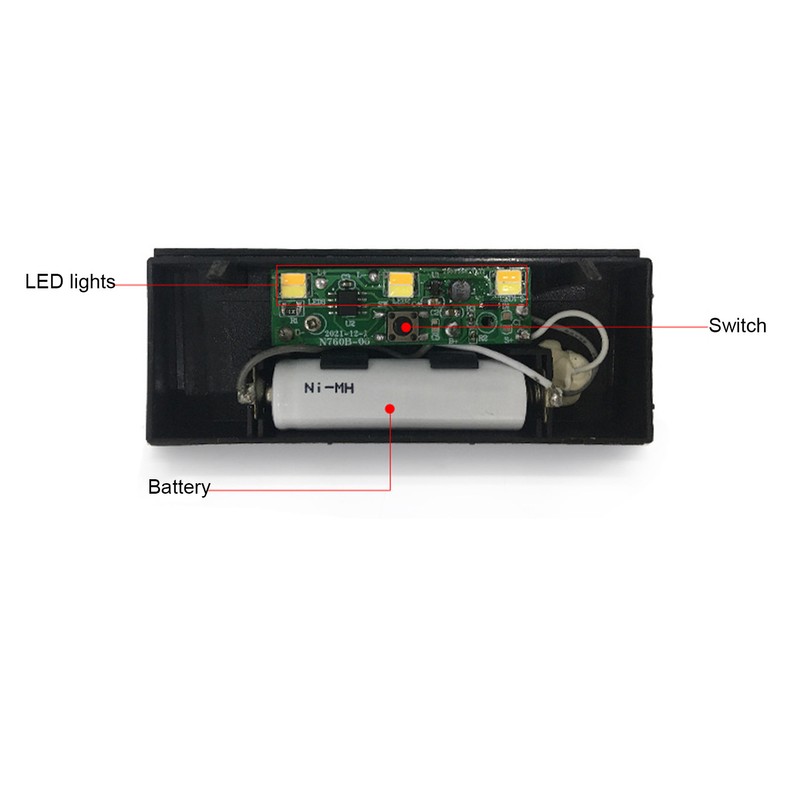 Solar LED House Number Light Garden Solar Powered Address Sign