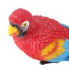 Parrot Figurine Simulation Vivid Innovative Wall Mounted Hand Painted Resin