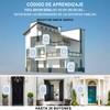 Timbre Inalámbrico para Puerta Exteriores, Botón Impermeable, Rango de Trabajo