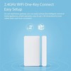 Tuya Smart WIFI-Türsensor, intelligenter Fensterkontaktsensor, erkennt den Öffnungs-/Schließstatus der Tür/des