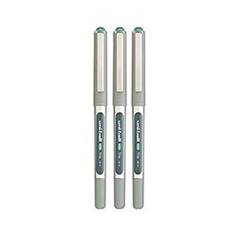 3 x uni-ball Auge UB-157 walze-kugelschreiber fein (0.7mm) grün