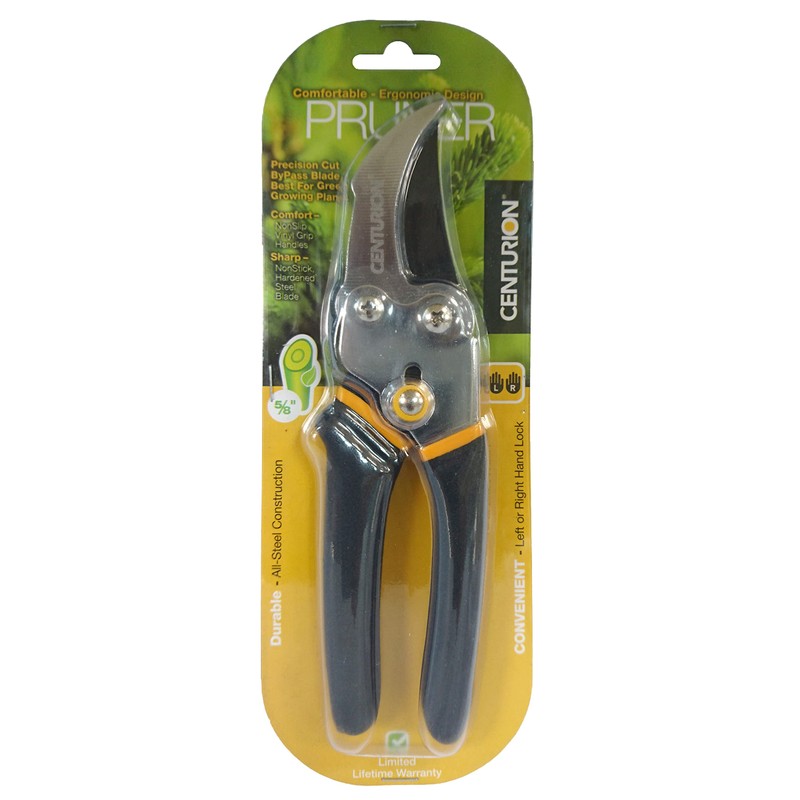 Centurion 1299 8" Steel Bypass Pruning Shears, Garden Shears, Hand
