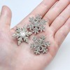 ヘアクリップ 雪の結晶 【6個セット】シルバー 髪飾り ヘアアクセサリー ヘアピン キラキラ 結婚式 発表会 パーティー