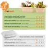 100 Piece (50 Pack) Meal Prep Containers Reusable - 2
