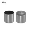 sourcing map 4pcs Rubber End Caps 43mm ID Vinyl Round
