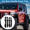 X AUTOHAUX Door Handle Cover Trim Side Door Handle Cover