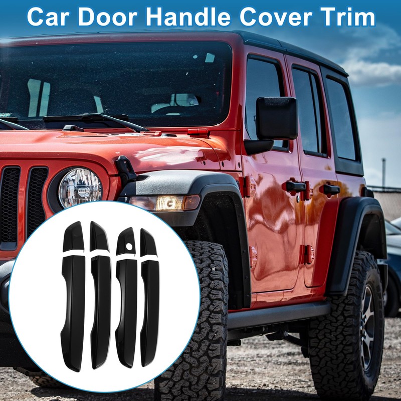 X AUTOHAUX Door Handle Cover Trim Side Door Handle Cover