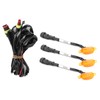 3pcs Car Grille Light with Harness High Brightness Fit for