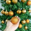 24 Pieces 60mm Christmas Tree Baubles, Christmas Balls Decoration Christmas