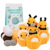 CHOUYUHE Beginner-Friendly Crochet Kit | Create a 3D Bee Hive