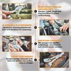 BURNHARD 4-in-1 Barbecue Utensils Multitool Including Barbecue Turner, Grill Fork,