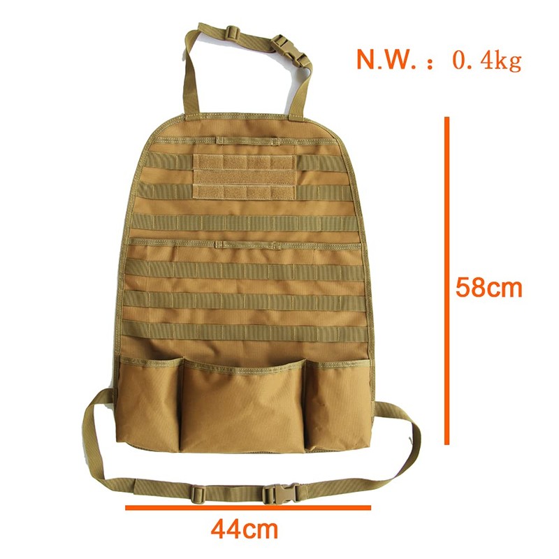 Tactical Scorpion Gear MOLLE Vehicle Panel Universal Fit Car Seat