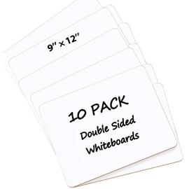 12"x9" Dry Erase Board for Home, Erasable Organization WhiteBoard with 6 Markers - Smooth and Flexible Small Blank Notepad for Home Kitchen Organizer and Planner（10pcs）