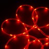 WYZworks 50ft Red LED Outside Rope Light - 8 Modes,