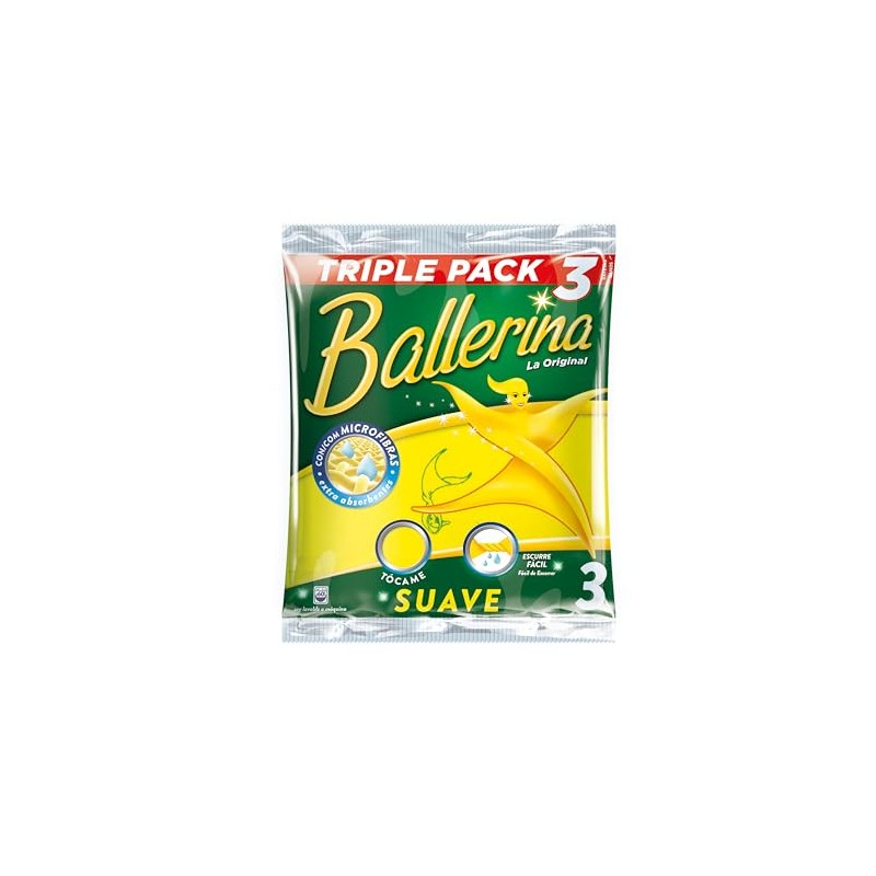 Ballerina Panno giallo 3 pezzi