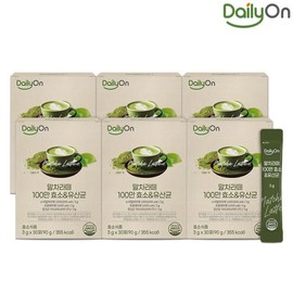 데일리온 국내산 말차라떼 100만 효소유산균 30포x6개(6개월) DailyOn Domestic Matcha Latte 1 Million Enzyme Probiotics 30 Packs x 6 (6 Months)