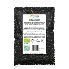 Organic Chia Seeds 900g Raw Natural Black Chia Seeds Certified Organic Vegan Kosher Premium Chia Seeds