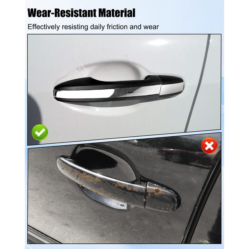 EMIHO Rear Left Exterior Door Handle Fit for Toyota Avalon