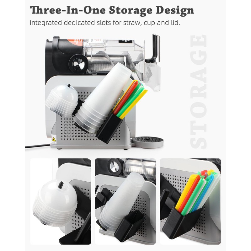 Cup Organizer for Ninja Slushie Machine FS301 & FS300-3-in-1 Side-Mounted