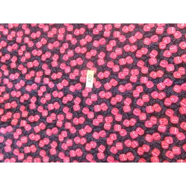 Studio 8 Valentine dice with sayings; cotton quilt fabric (#420) 1/2  yard